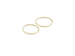 Gold Simple Ring 'Orígenes'