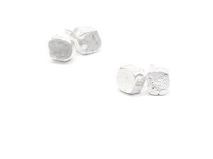 Silver Prism Earrings (Small) 'Orígenes'