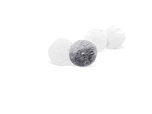 Silver Discs Earrings (Small) 'Orígenes'