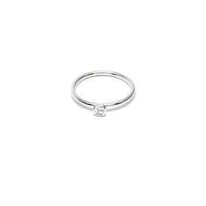 Pure Silver Nugget Ring ’Crude’ No.4