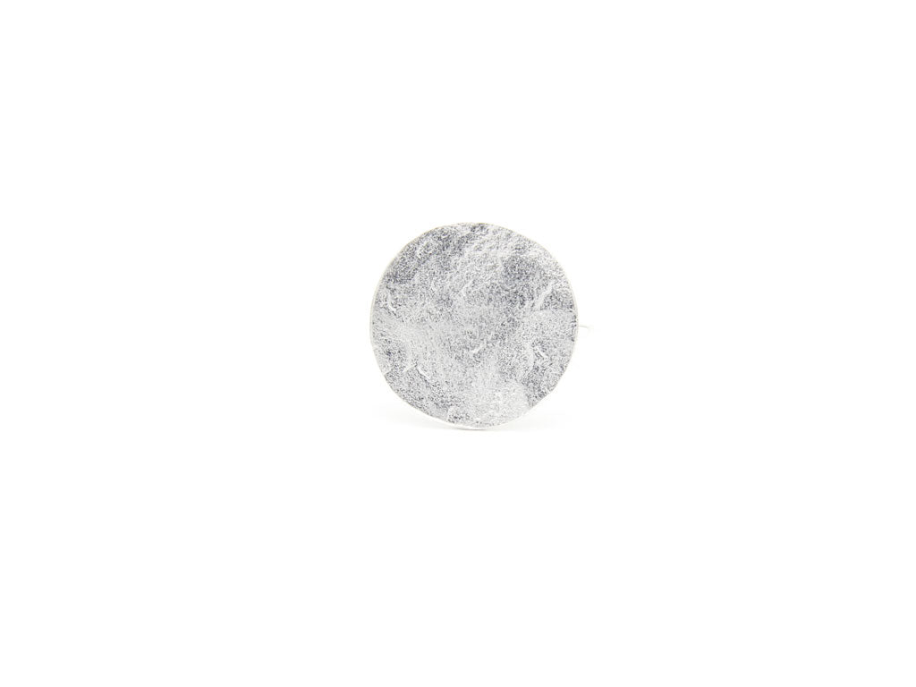 Silver Disc Ring 'Orígenes'