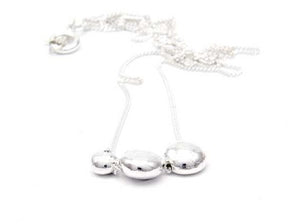 Pure Silver Nuggets Necklace