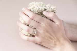 Gold Dust Nuggets Ring 'Moss'