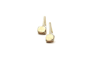 Gold Prism Earrings 2 'Orígenes'